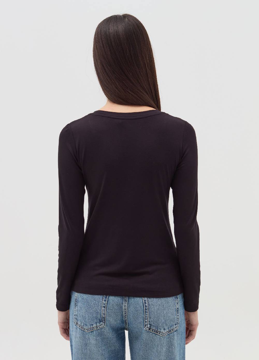 OVS T-shirt a maniche lunghe in viscosa stretch Outlet