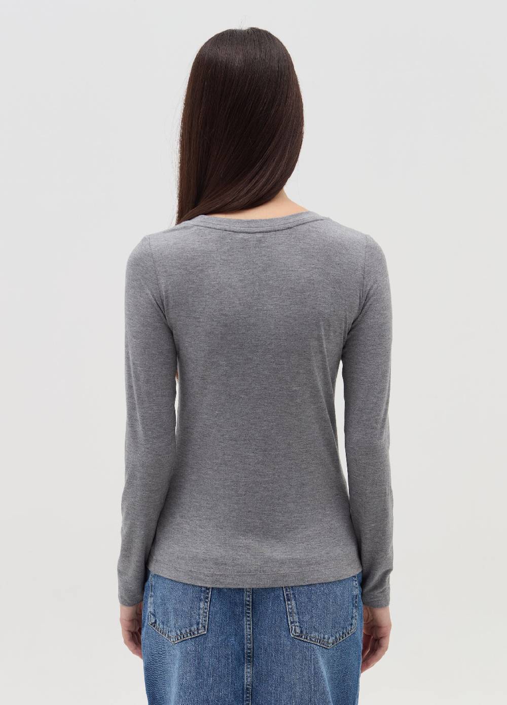 OVS T-shirt a maniche lunghe in viscosa stretch In Vendita