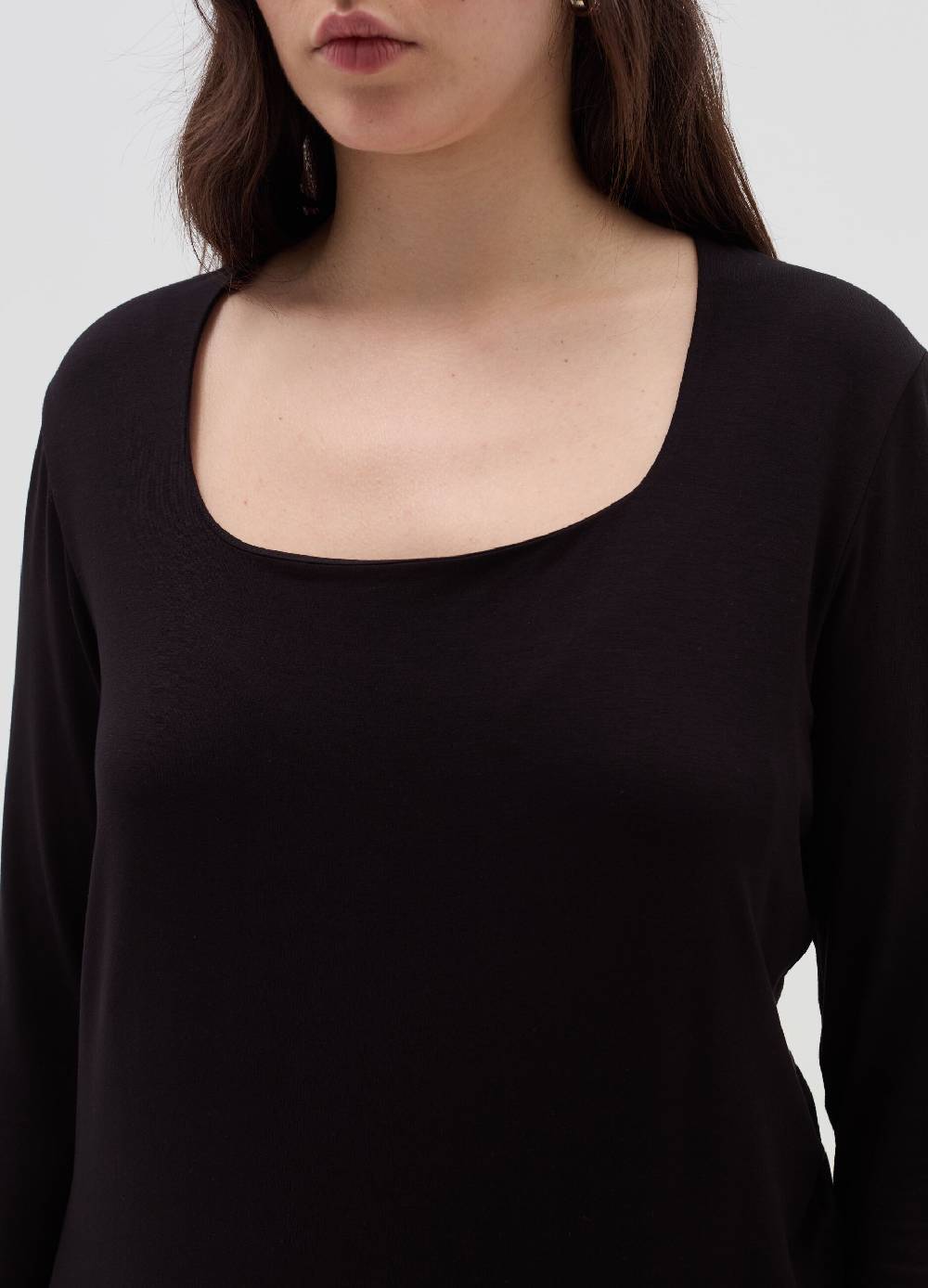 MYA T-shirt a maniche lunghe Curvy Vendita Economica