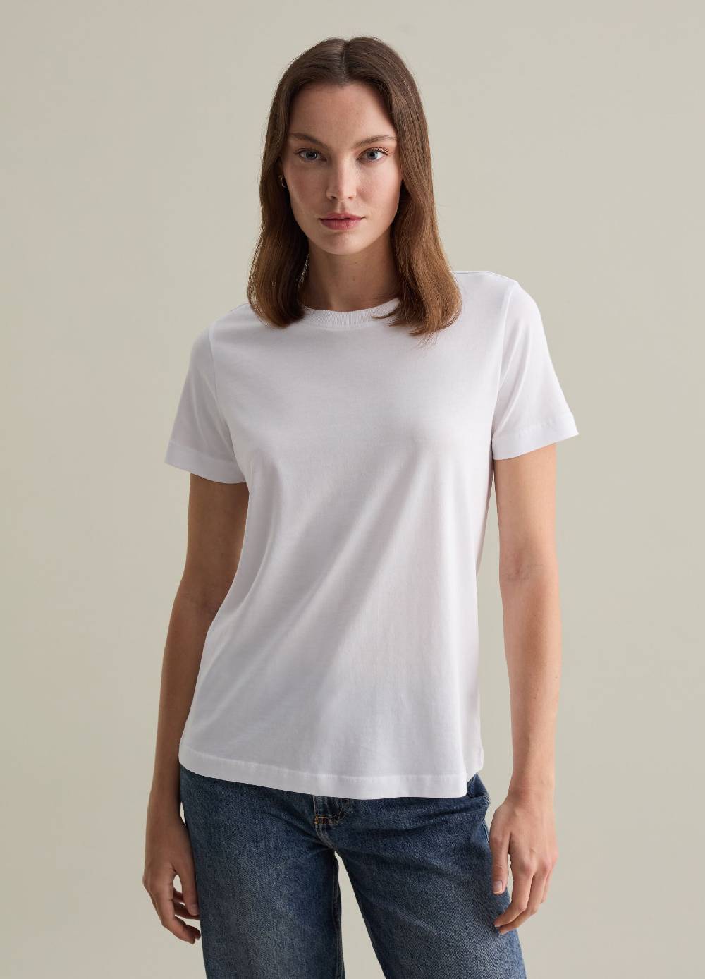 PIOMBO T-shirt in cotone Supima Prezzo Ridotto