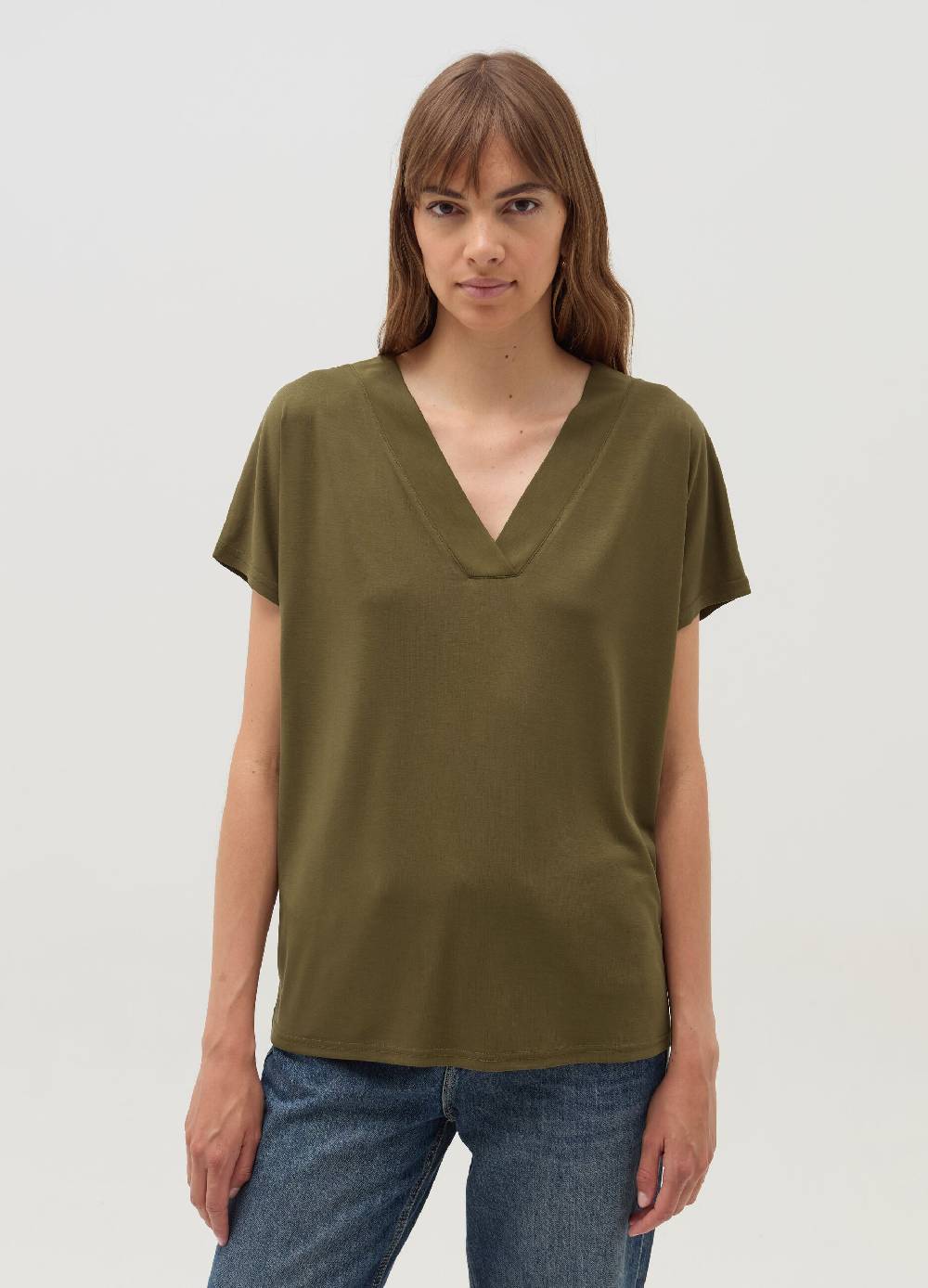 OVS T-shirt con scollo a V maniche a kimono In Vendita