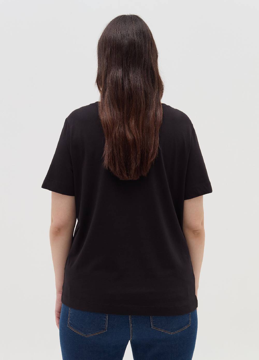 MYA T-shirt con ricamo lurex Curvy Saldi