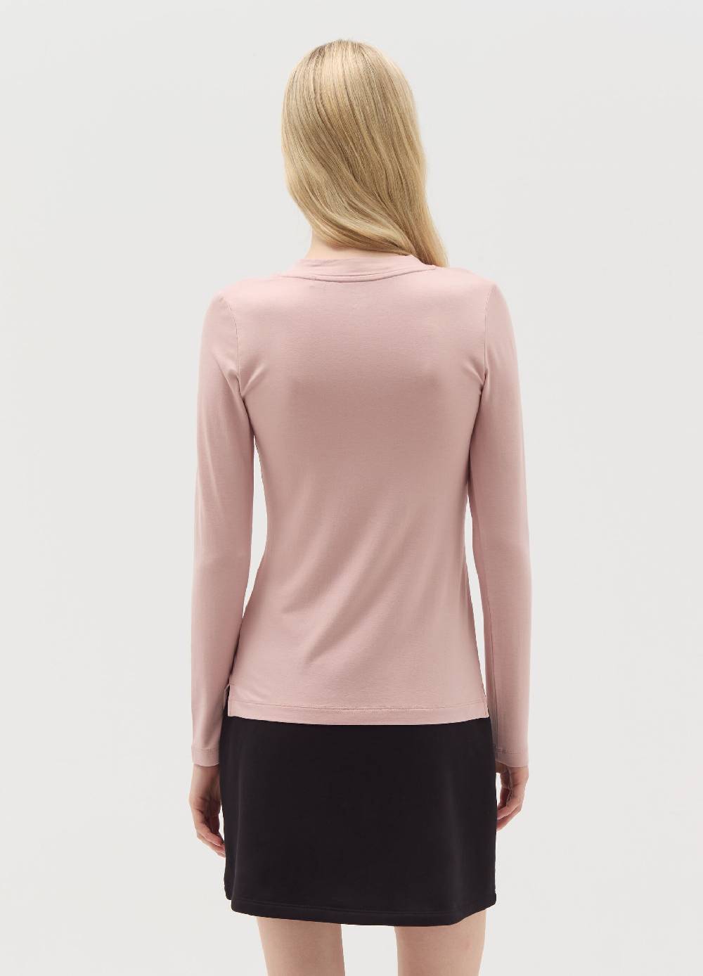OVS T-shirt in viscosa stretch con scollo a V Vendite Flash