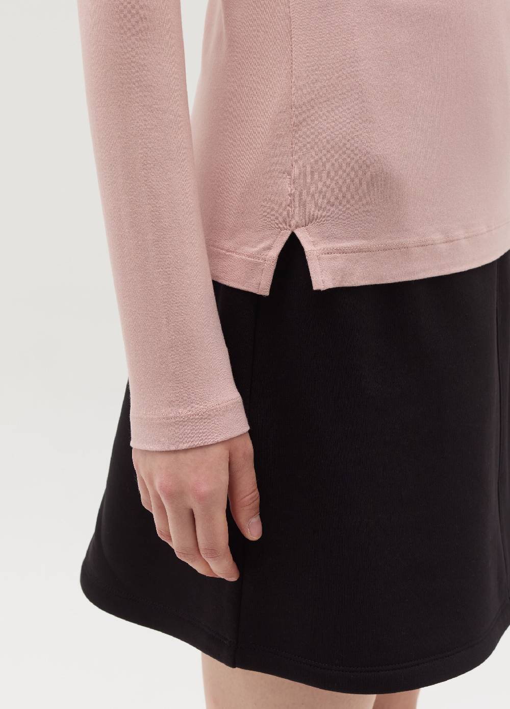 OVS T-shirt in viscosa stretch con scollo a V Vendite Flash