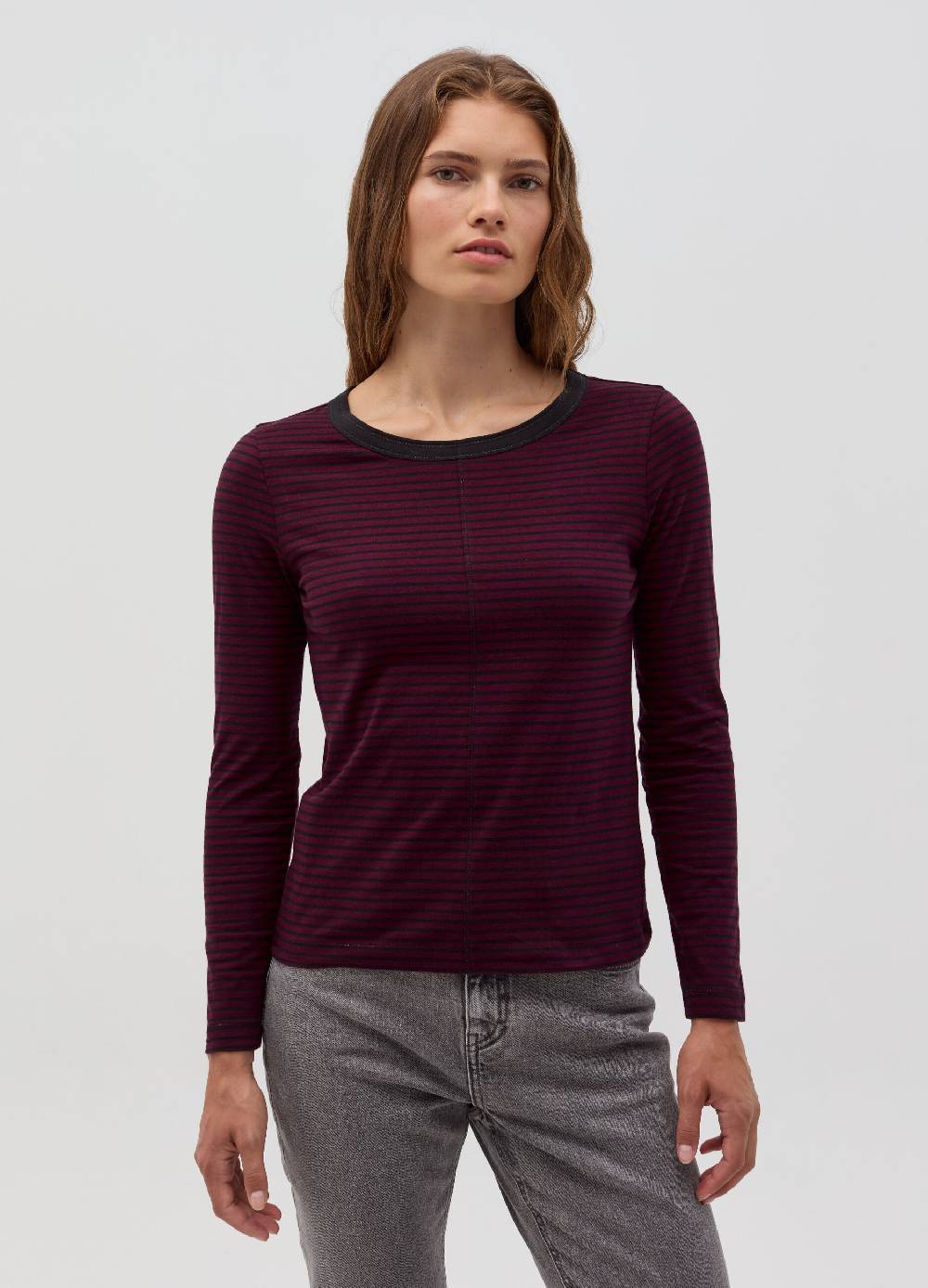 OVS T-shirt a righe sottili con maniche lunghe Nuova