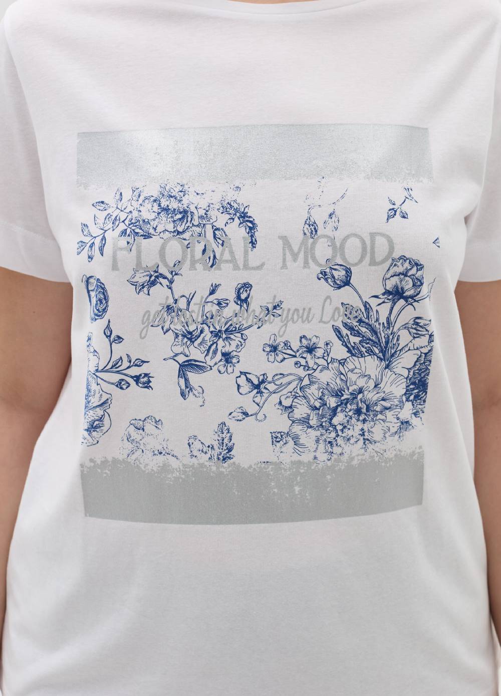 MYA T-shirt con stampa in foil Curvy Italia