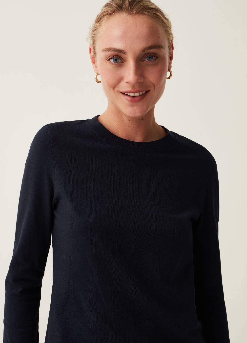OVS T-shirt a maniche lunghe in cotone