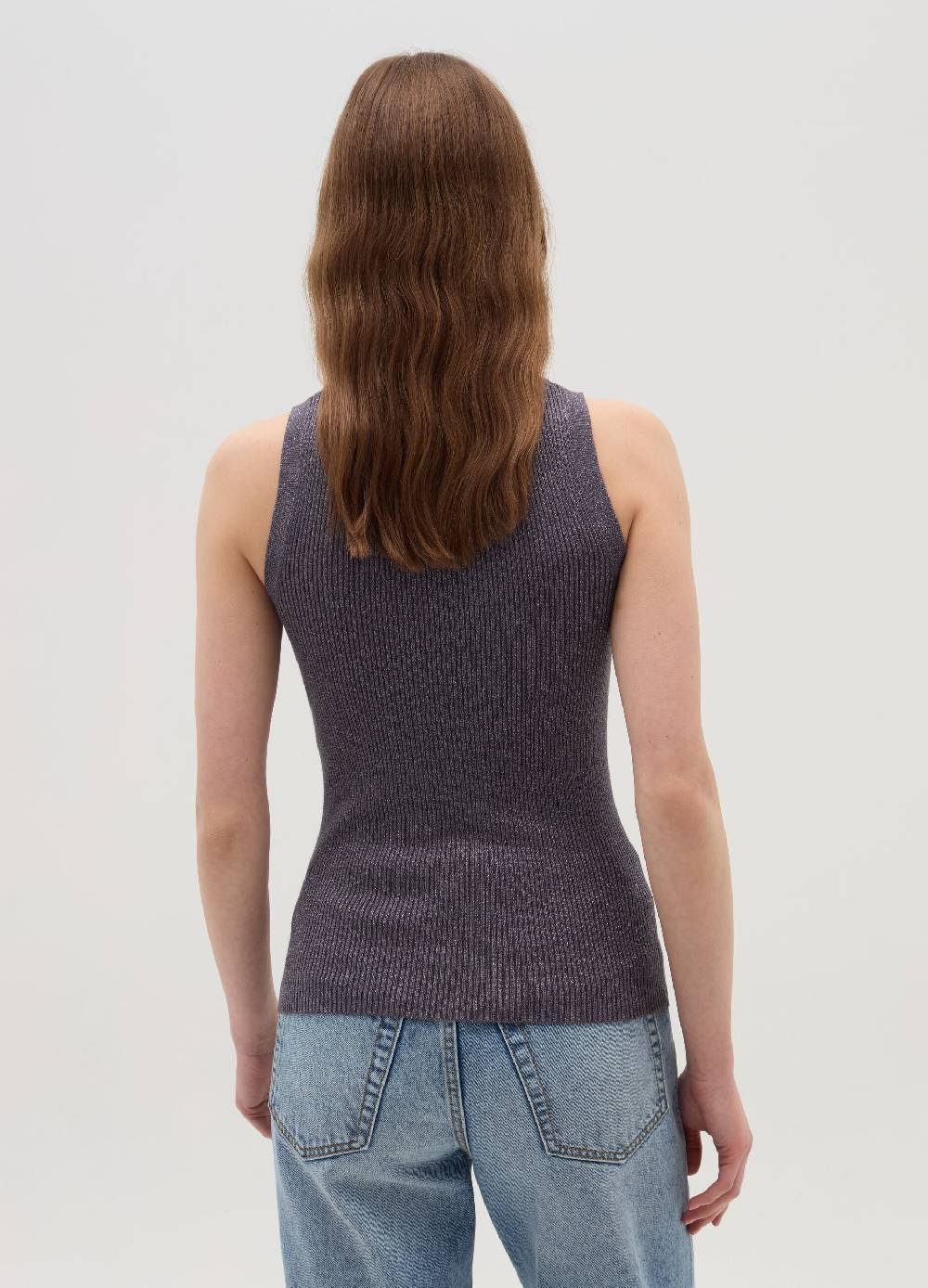 OVS Tank top a costine con lurex Promozione
