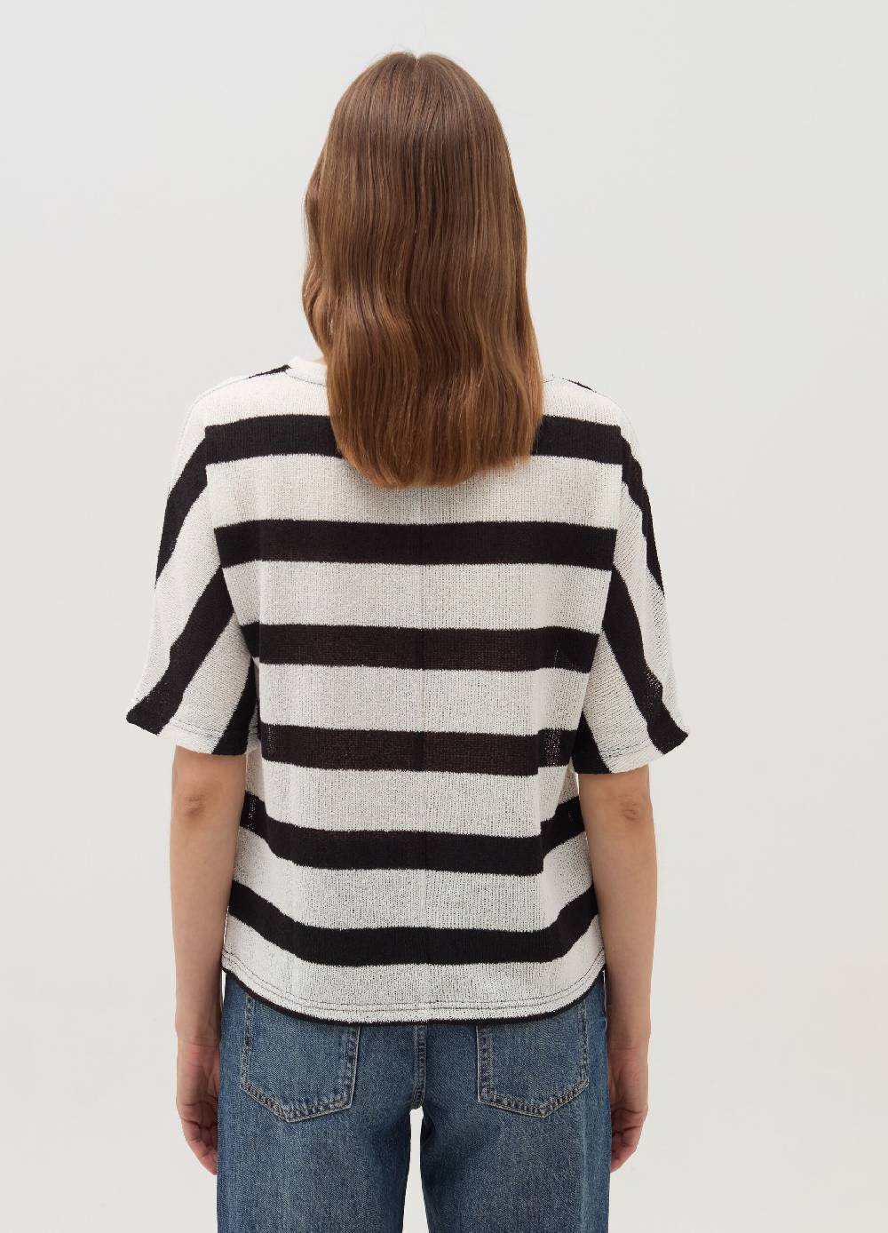 OVS T-shirt a righe con maniche al gomito Acquista Ora