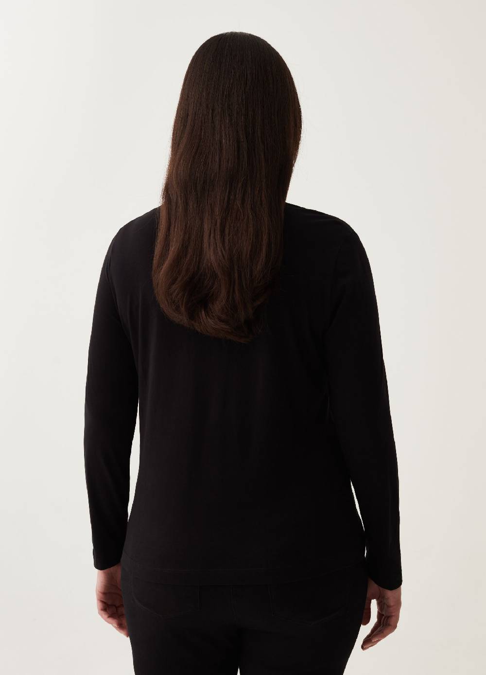 MYA T-shirt a maniche lunghe con laccetto Curvy Offerta