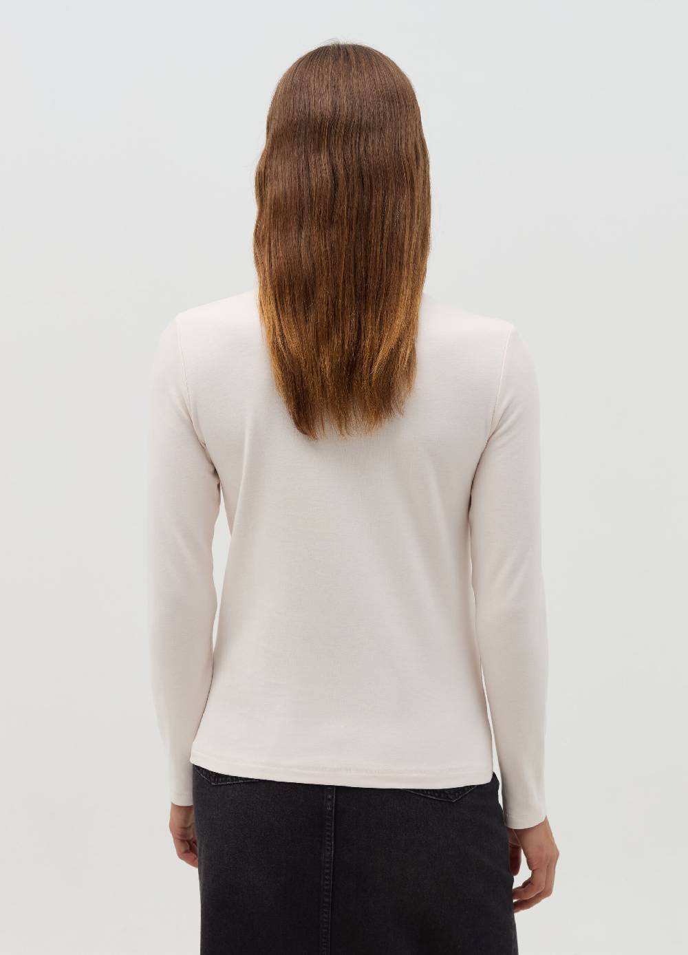 OVS T-shirt a collo alto con maniche lunghe Outlet