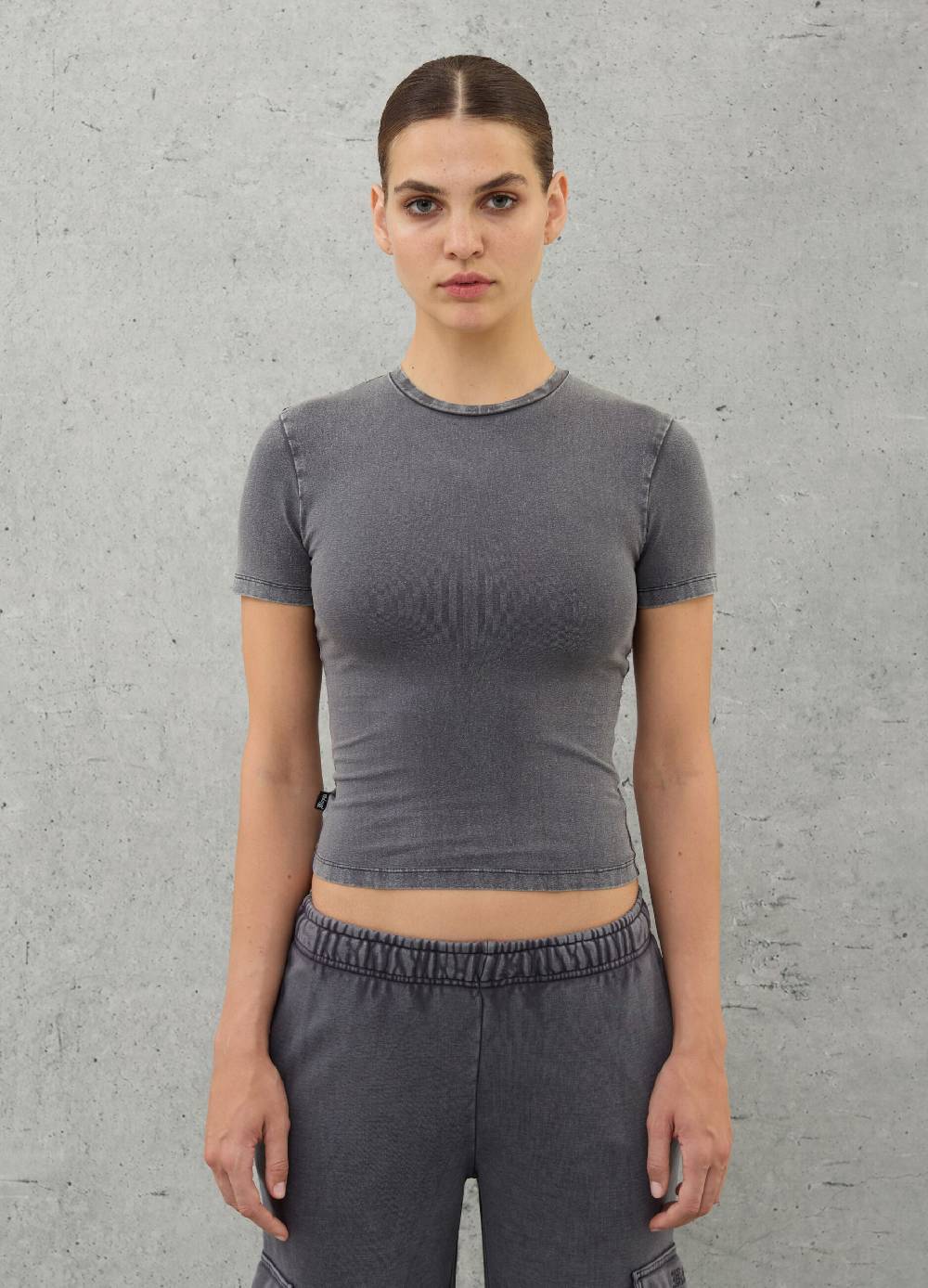 UTOPJA Perfect T-shirt Vintage Grey In Vendita