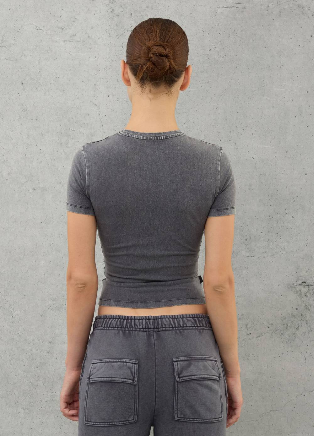 UTOPJA Perfect T-shirt Vintage Grey In Vendita