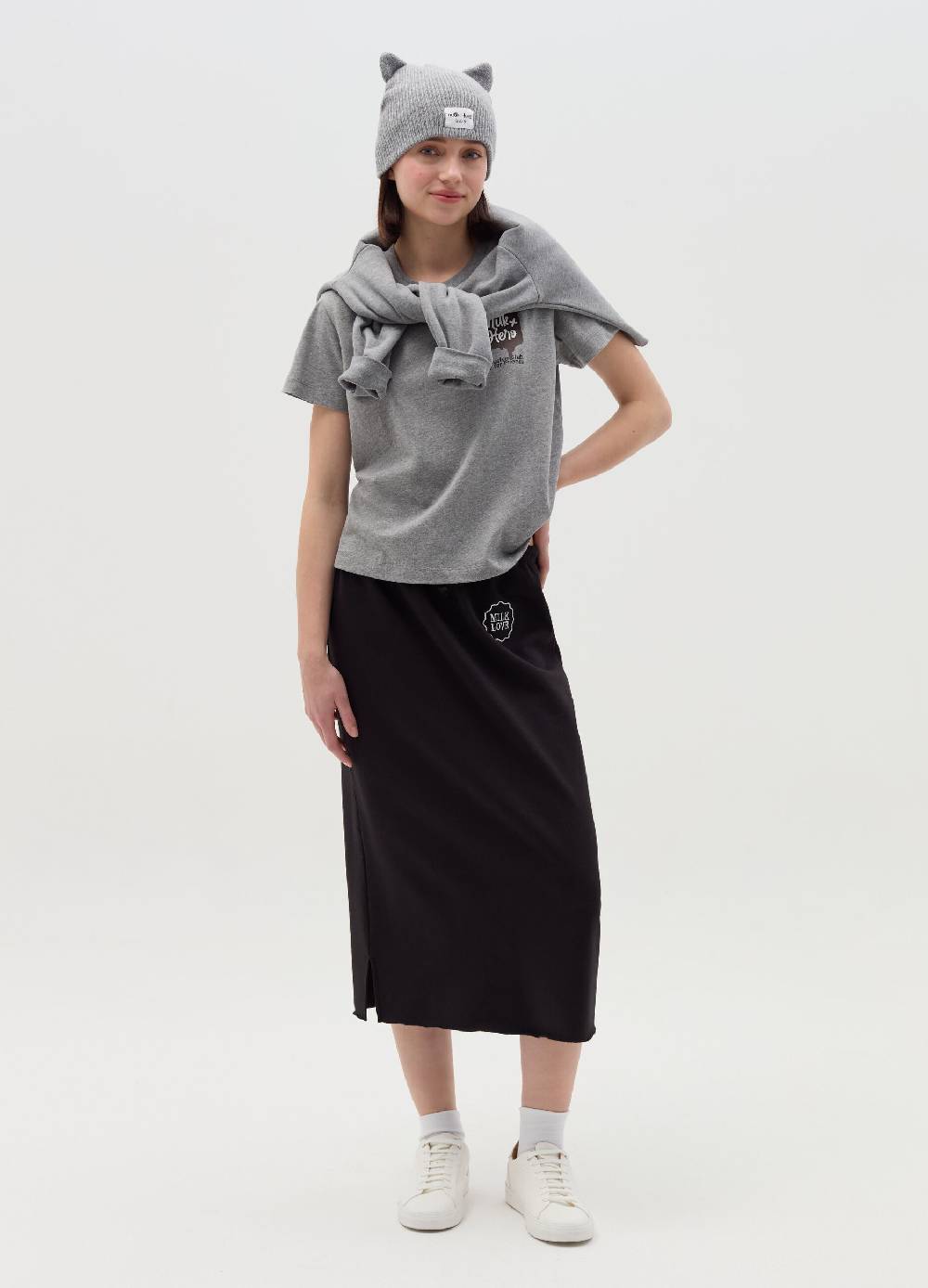 MILK+HERO T-shirt girocollo in cotone