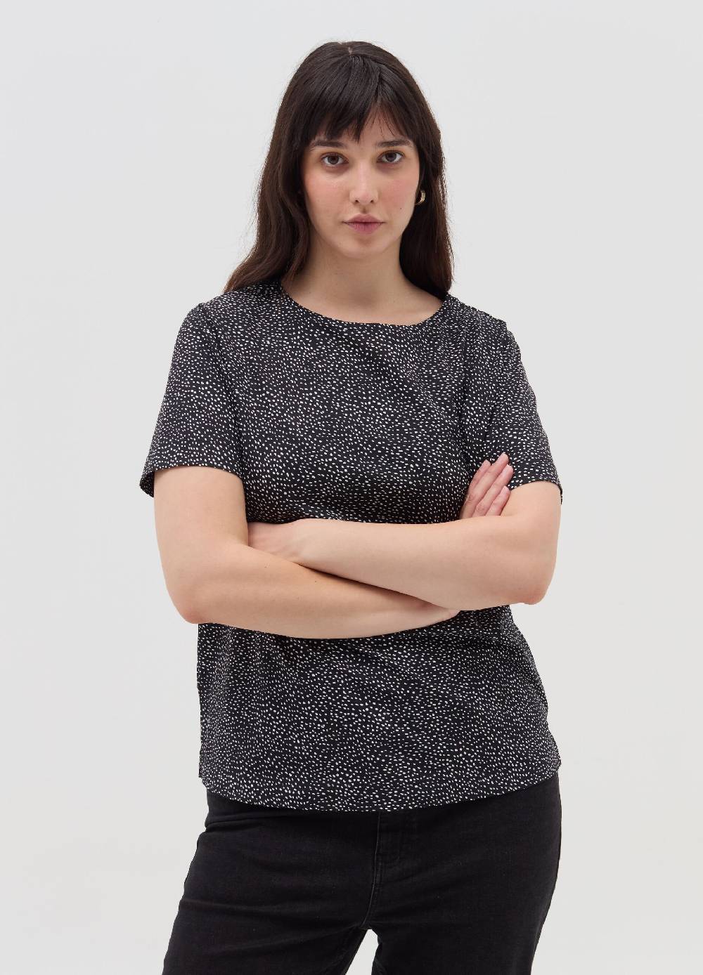MYA T-shirt con stampa all-over Curvy Vendita Economica