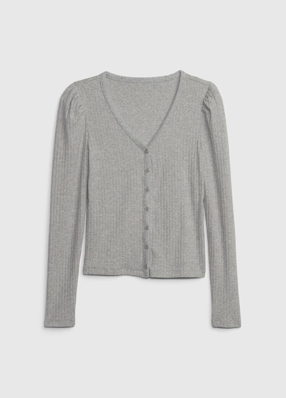GAP T-shirt a coste con maniche lunghe a sbuffo Saldi Di Fabbrica