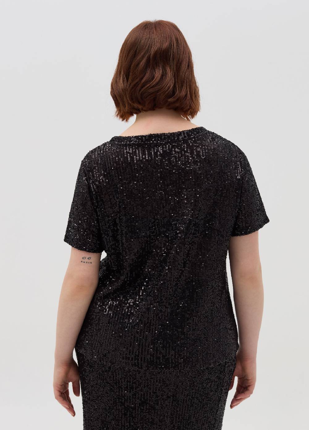 MYA T-shirt con paillettes Curvy 2025