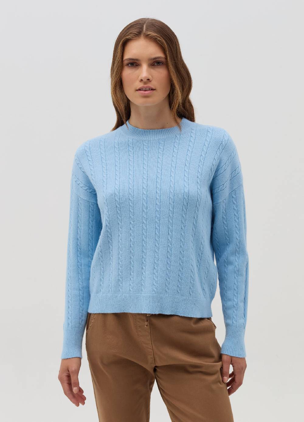 HYBRID Pullover a coste con lavorazione intrecciata Negozio