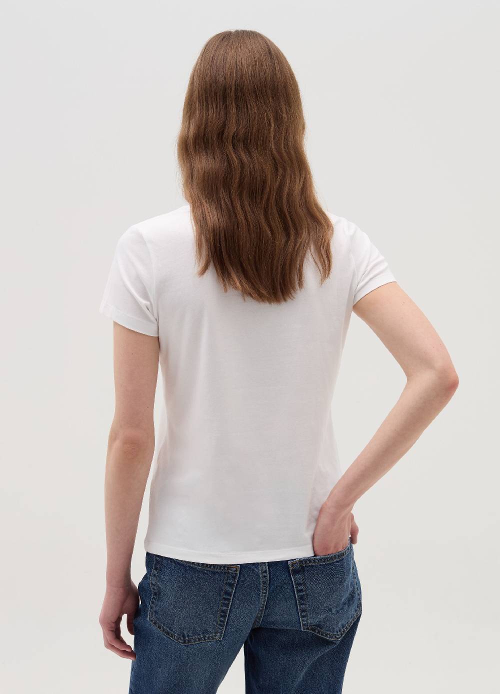 OVS T-shirt tinta unita con scollo a V Novità