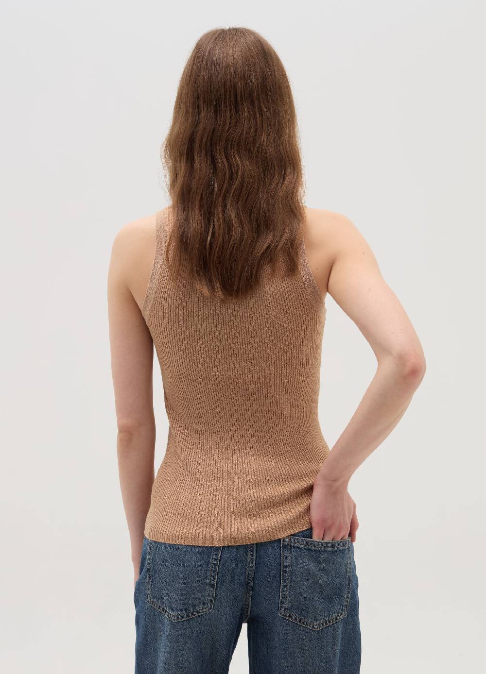OVS Tank top a costine con lurex Sconto