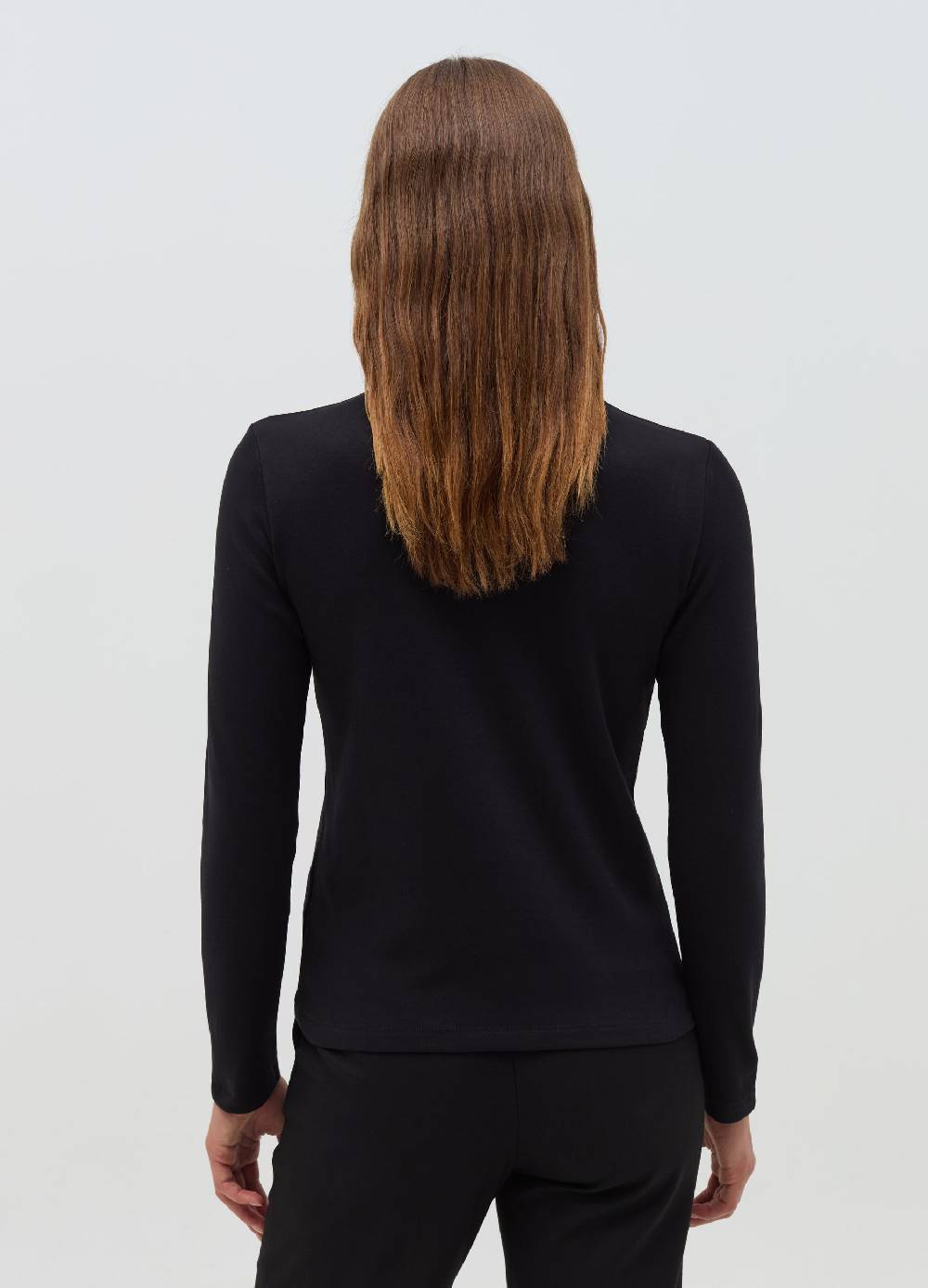 OVS T-shirt a collo alto con maniche lunghe Online
