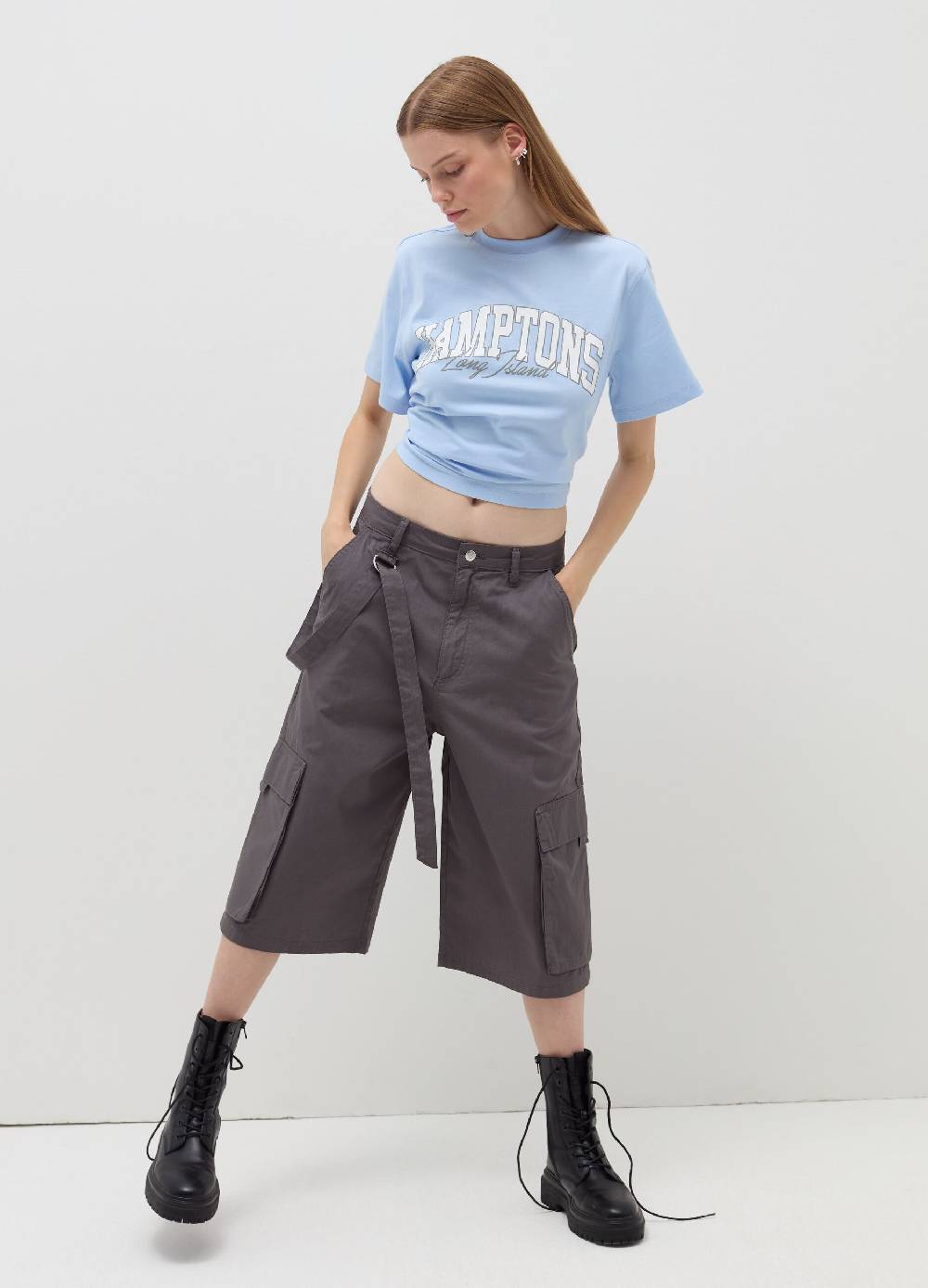 B. ANGEL T-shirt relaxed fit in cotone