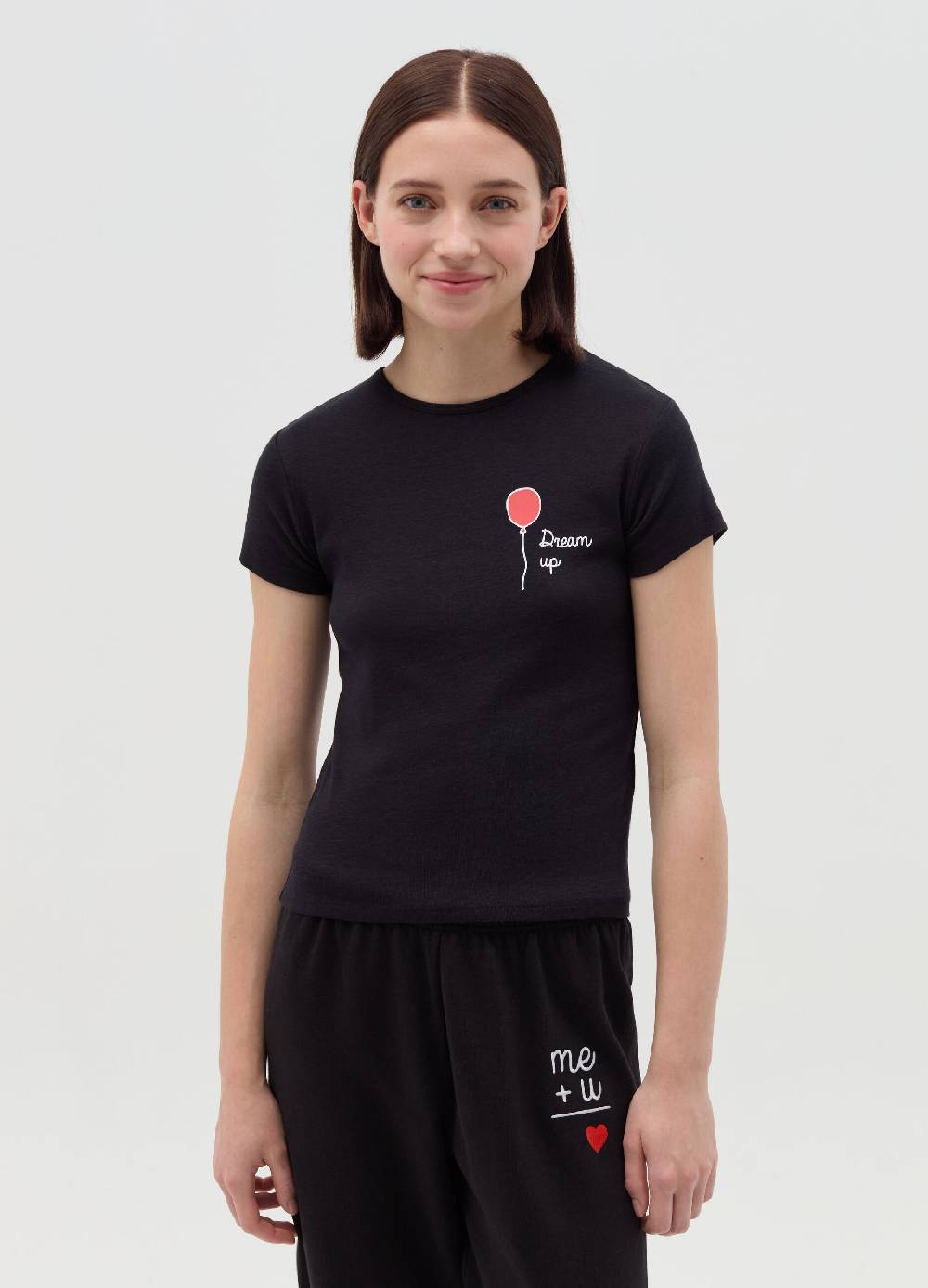 MILK+HERO T-shirt girocollo con stampa Vendita Economica