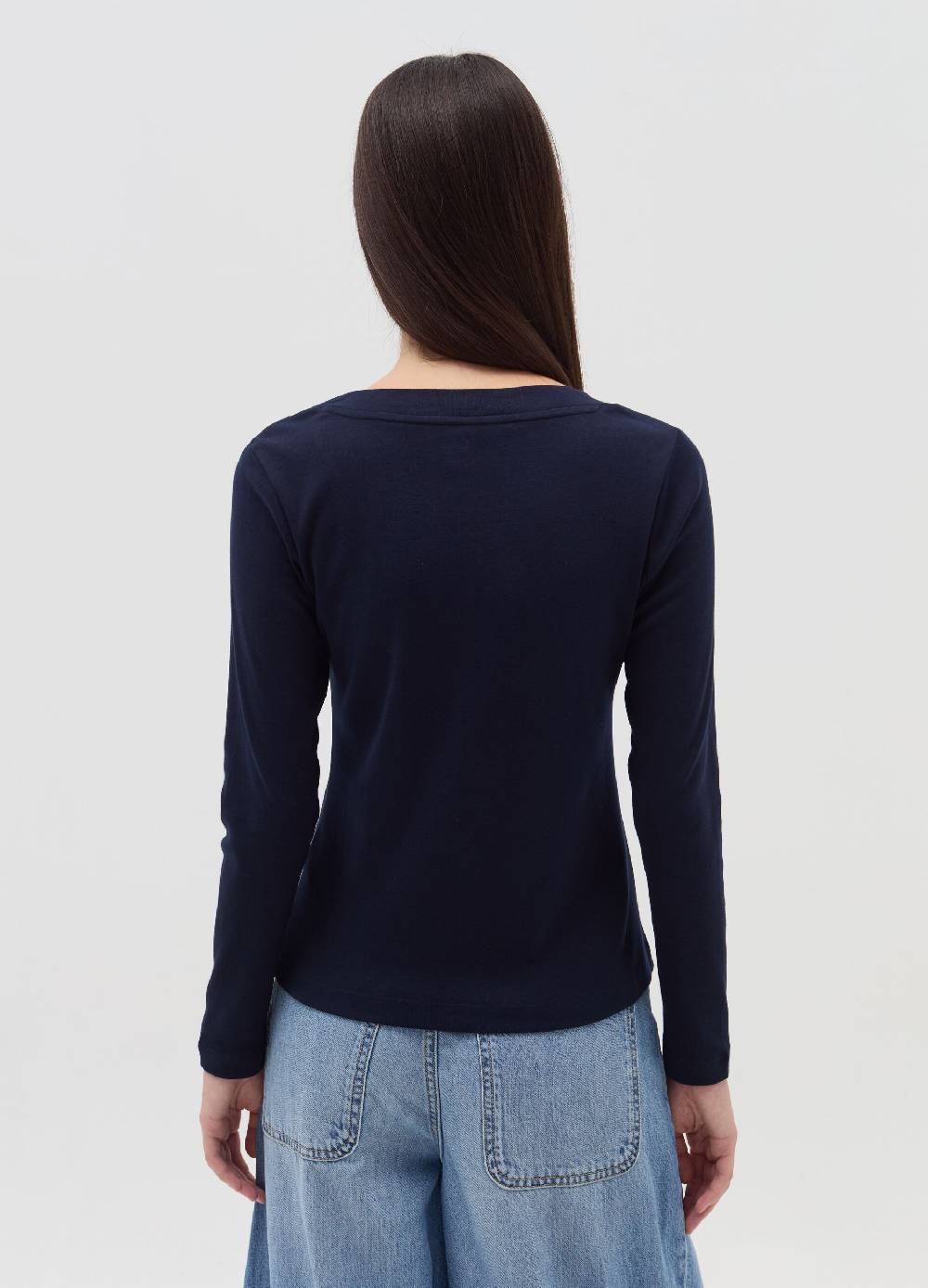 OVS T-shirt maniche lunghe scollo serafino Nuova