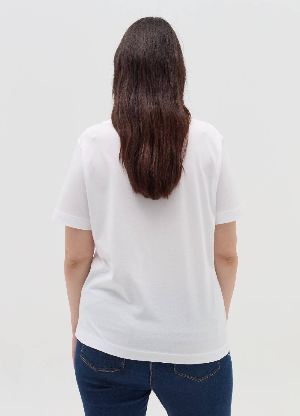 MYA T-shirt con ricamo lurex Curvy 2025