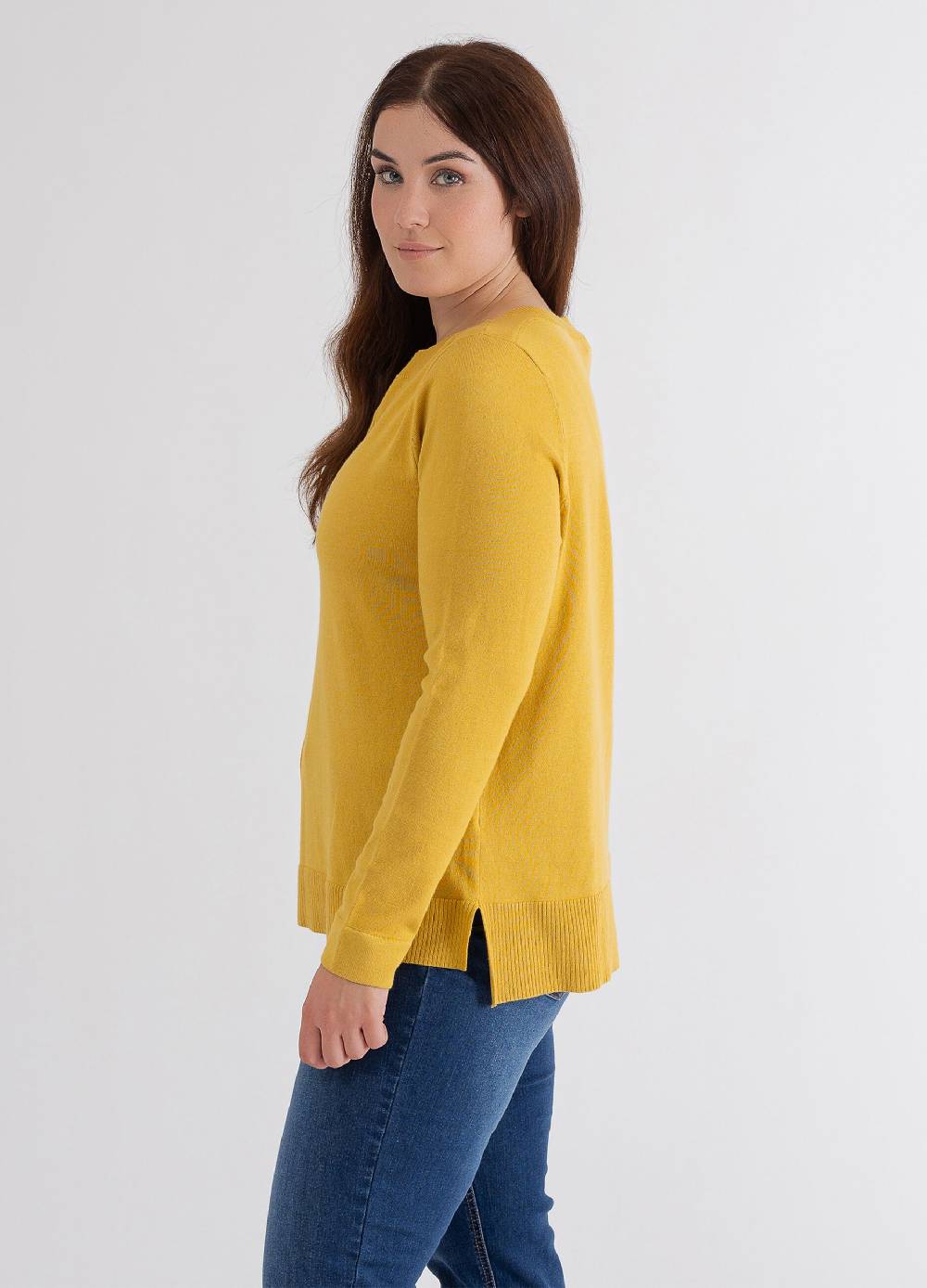 OCTOBER Maglia a maniche lunghe scollo a barca Curvy In Linea