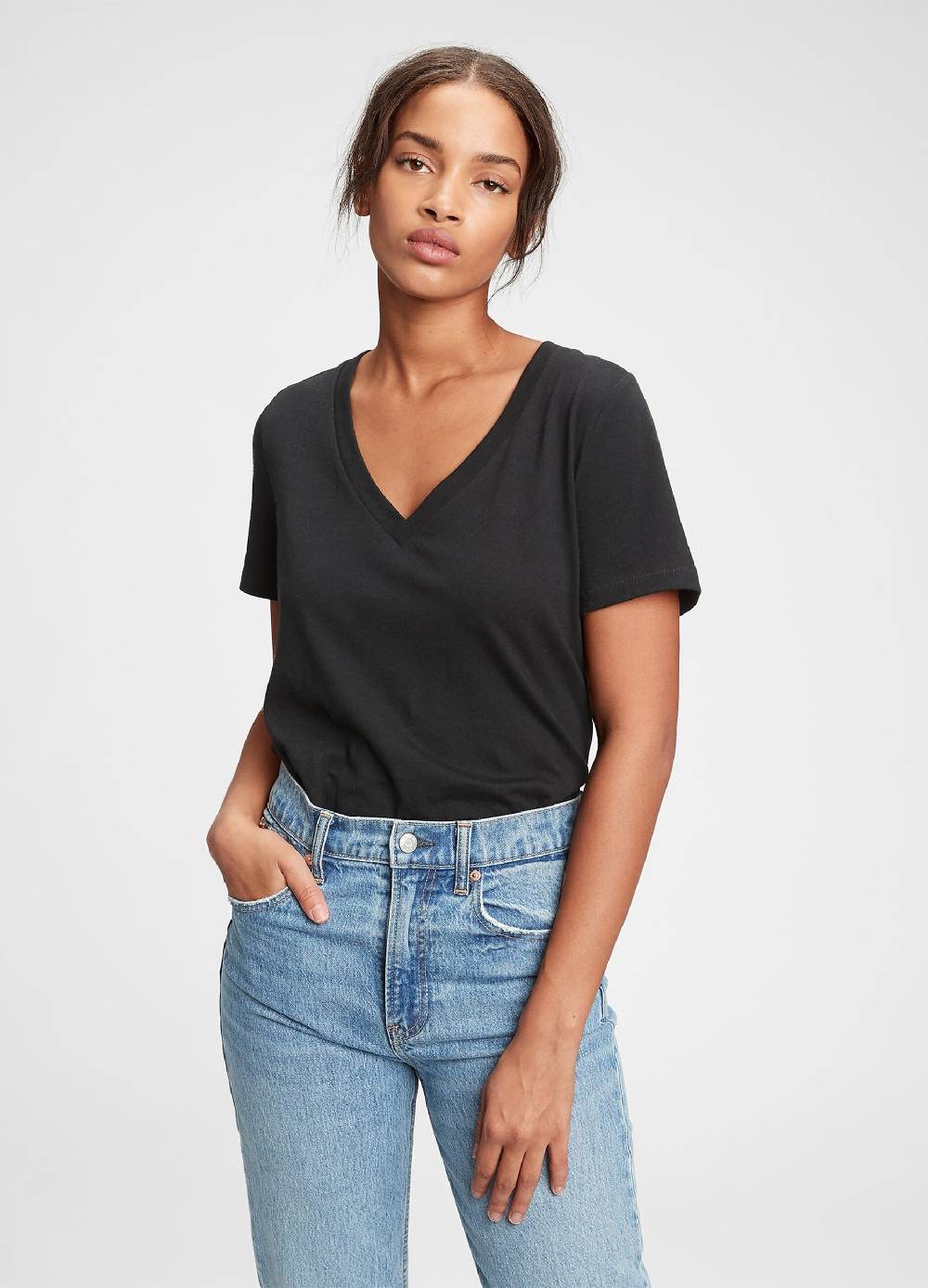GAP T-shirt in cotone con scollo a V