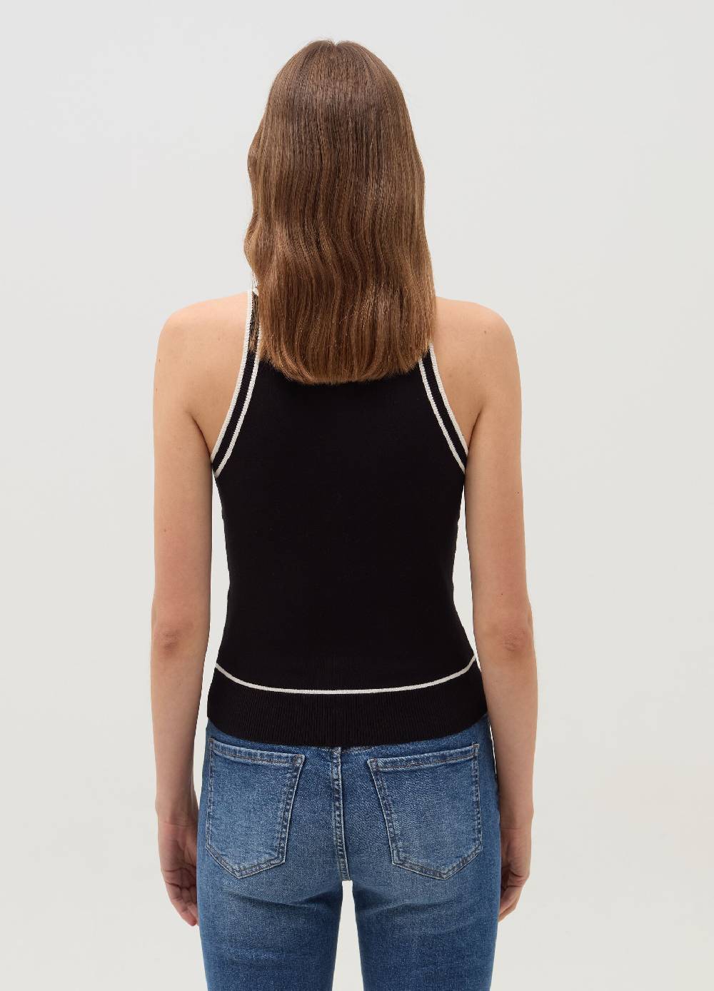 OVS Tank top con bordi a contrasto Consegna Veloce