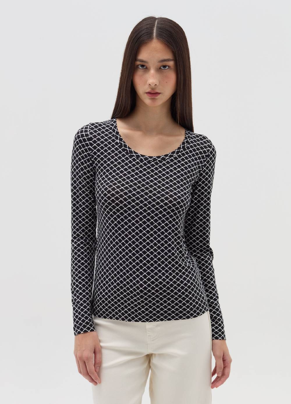 OVS T-shirt a maniche lunghe fantasia Shopping Online