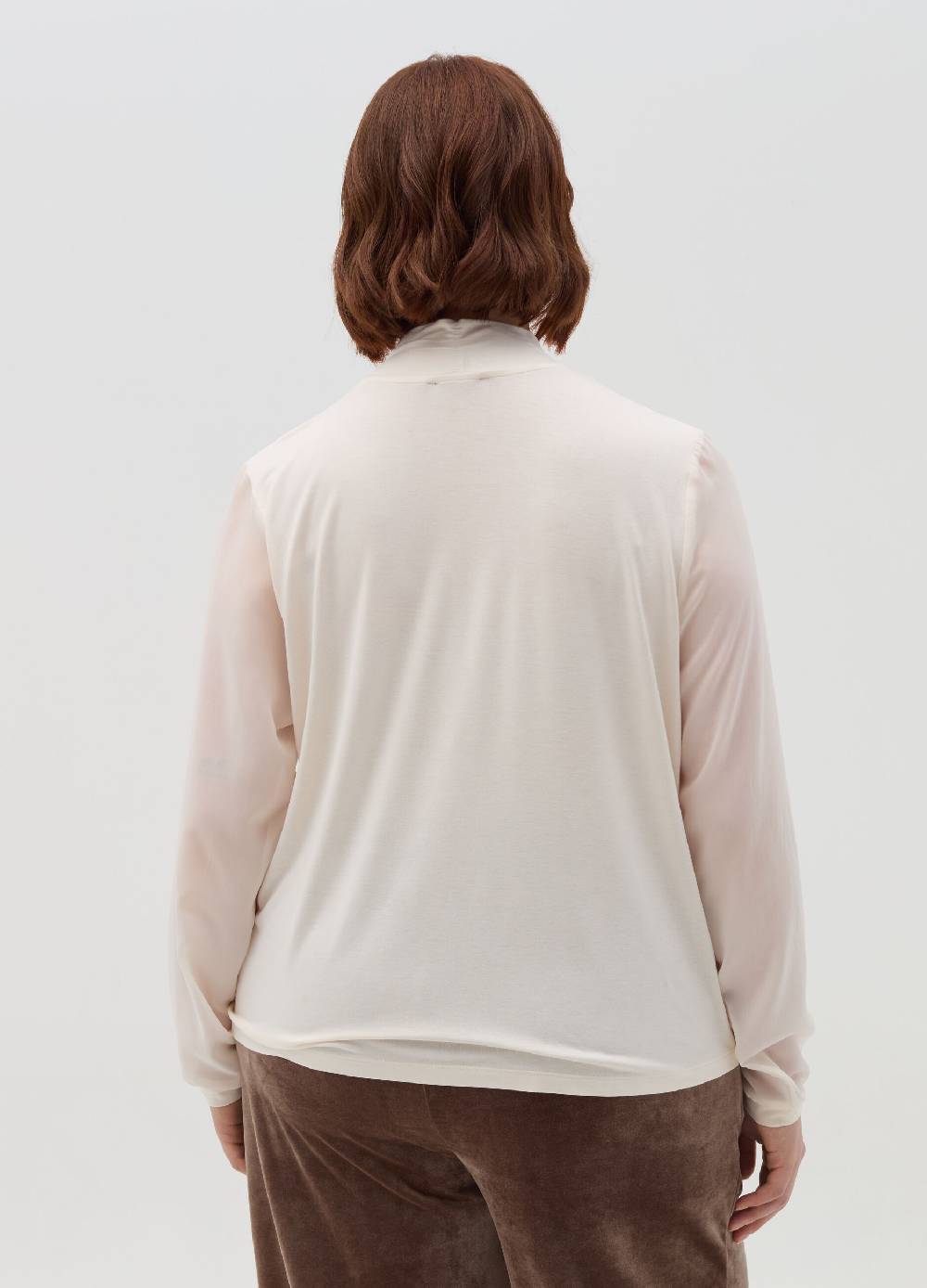 MYA T-shirt in viscosa stretch con nodo Curvy Offerta