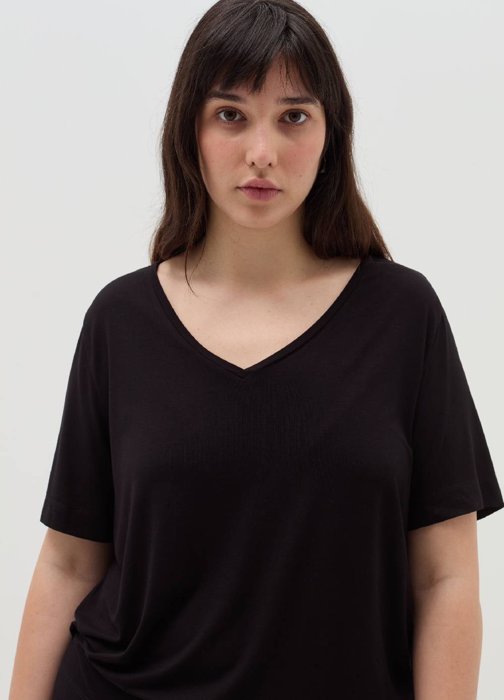 MYA T-shirt con scollo a V Curvy Online