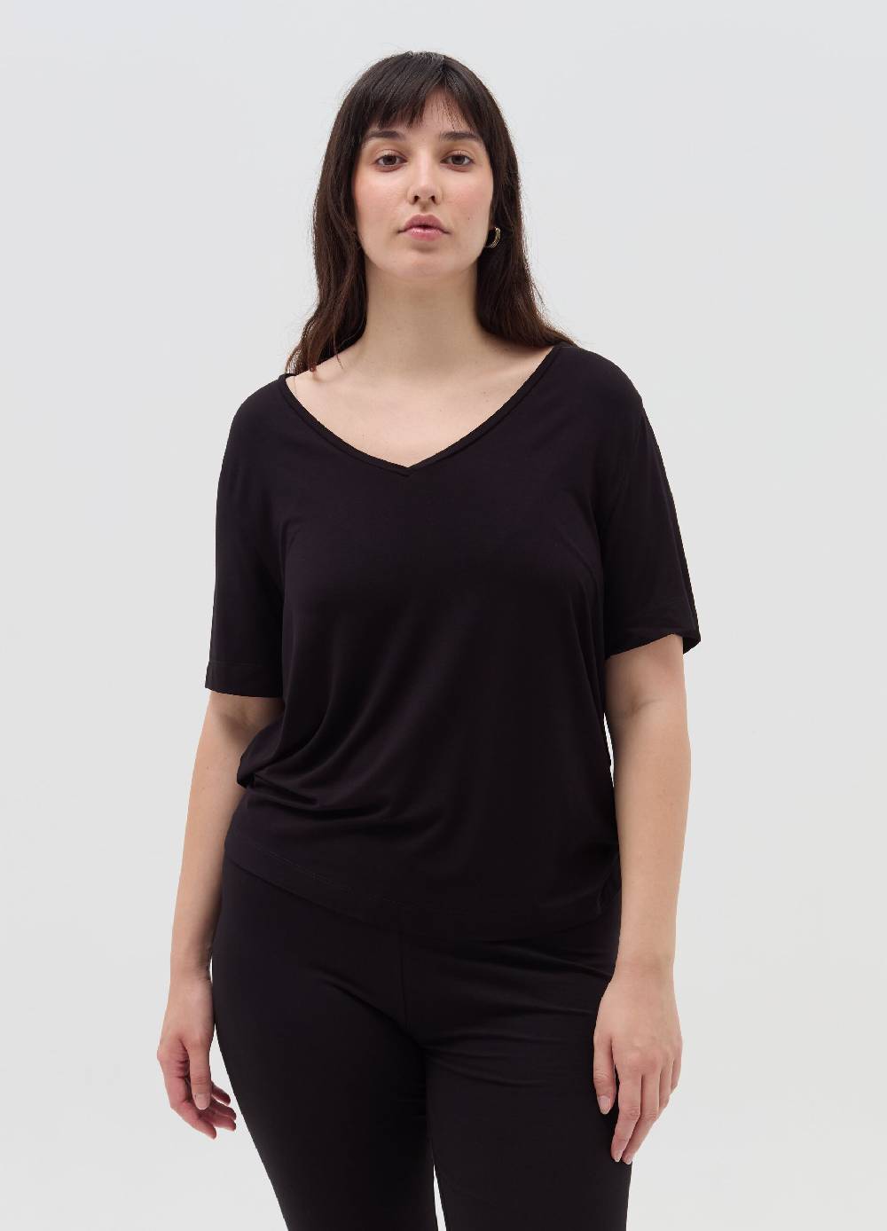 MYA T-shirt con scollo a V Curvy Online