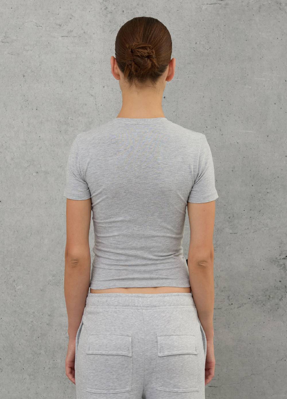 UTOPJA Perfect T-shirt Grey Melange Saldi Di Fabbrica