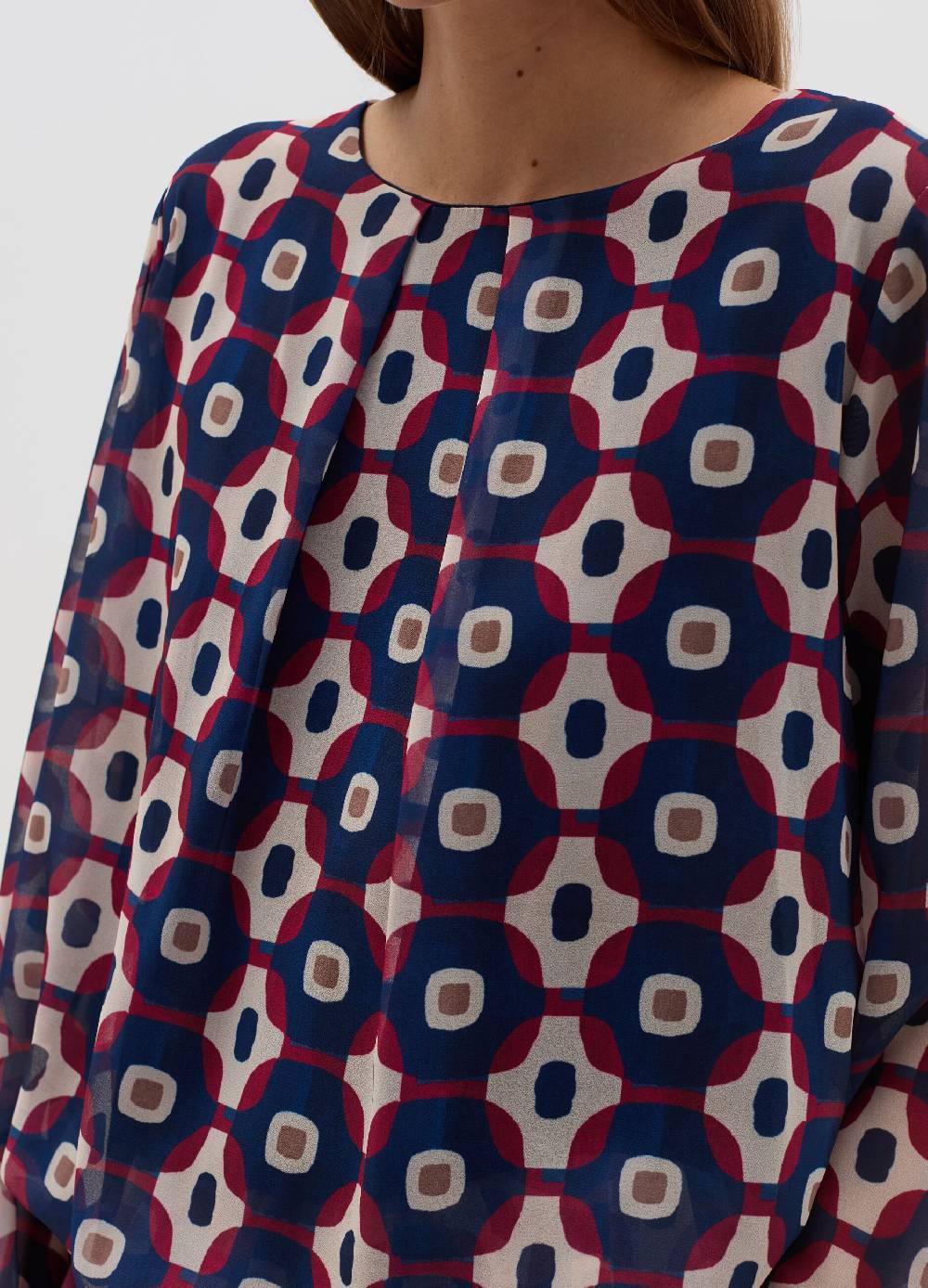 HYBRID Blusa con stampa geometrica Italia