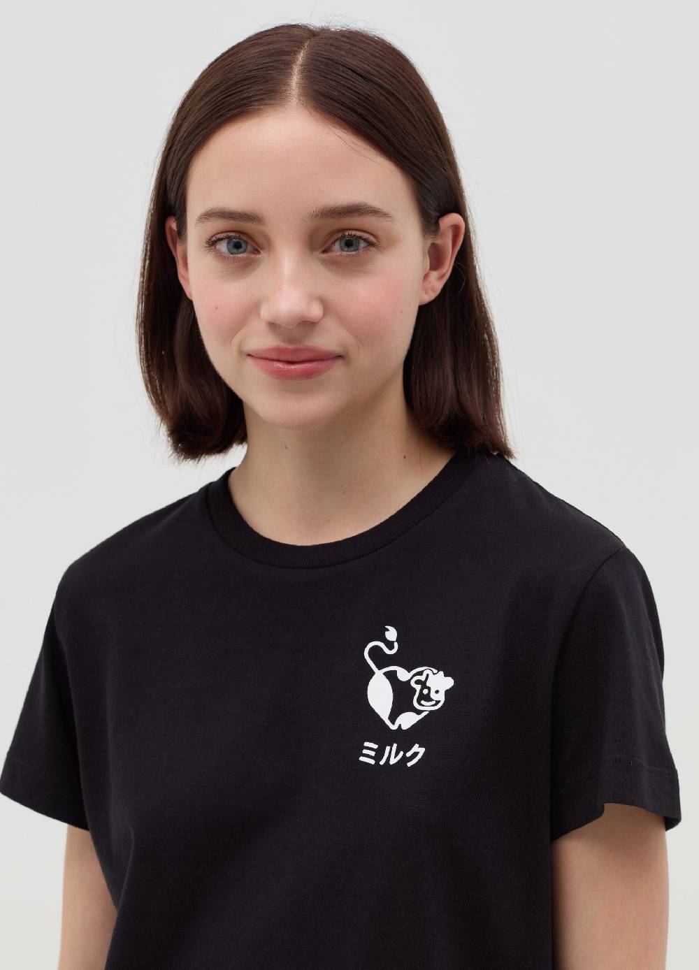 MILK+HERO T-shirt girocollo in cotone Pezzi Unici