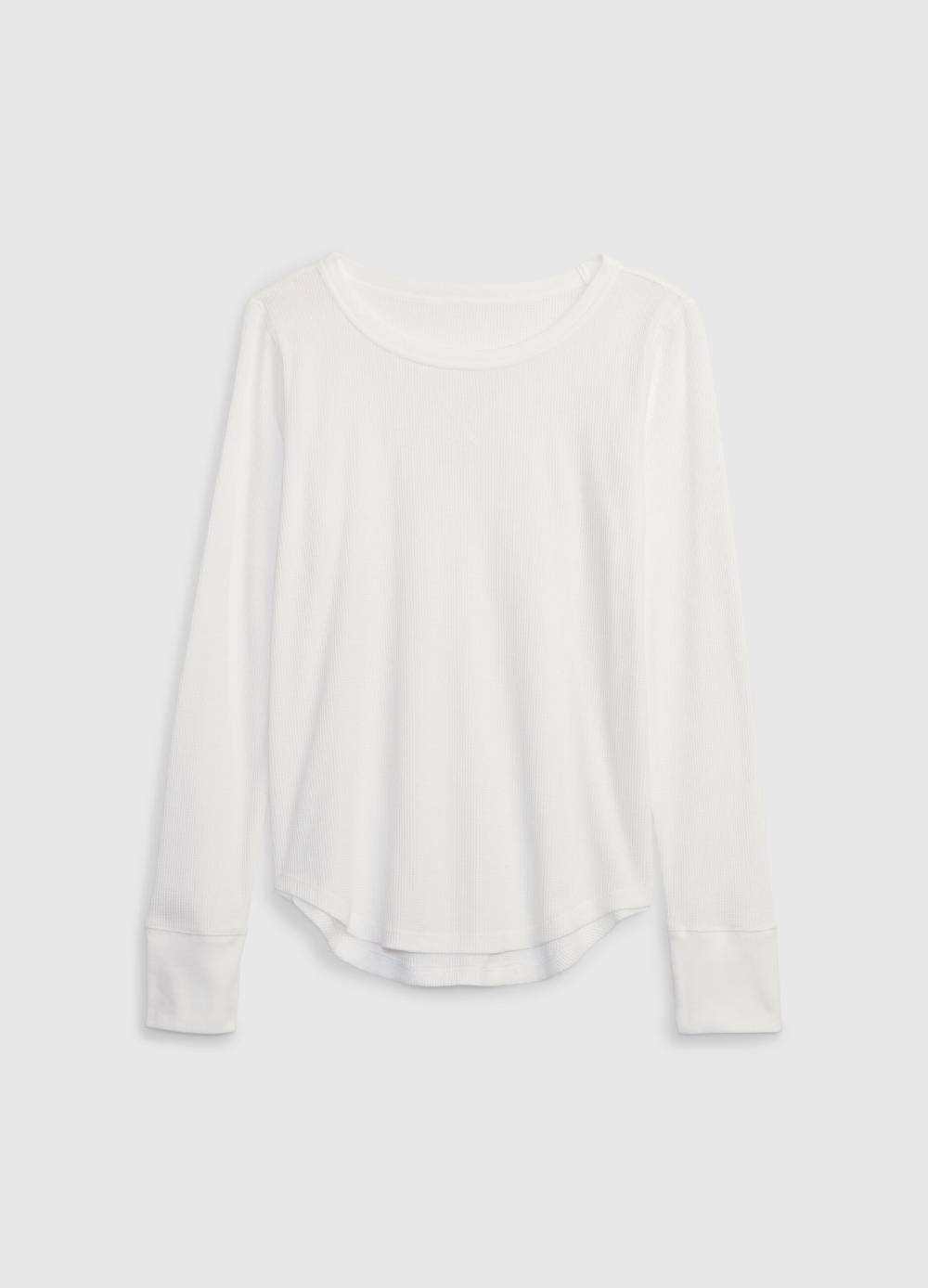 GAP T-shirt con micro trama waffle a maniche lunghe Offerta