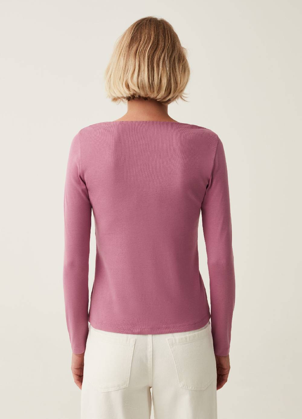 OVS T-shirt a maniche lunghe con scollo a cuore Online