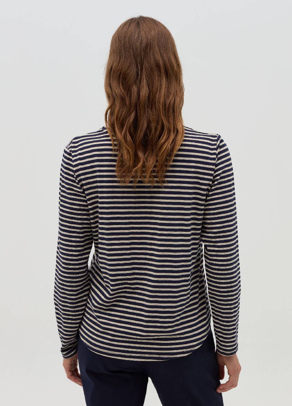 HYBRID T-shirt a righe in lurex con maniche lunghe Outlet