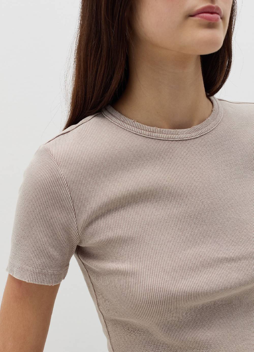 B. ANGEL T-shirt in cotone stretch a costine I Più Venduti