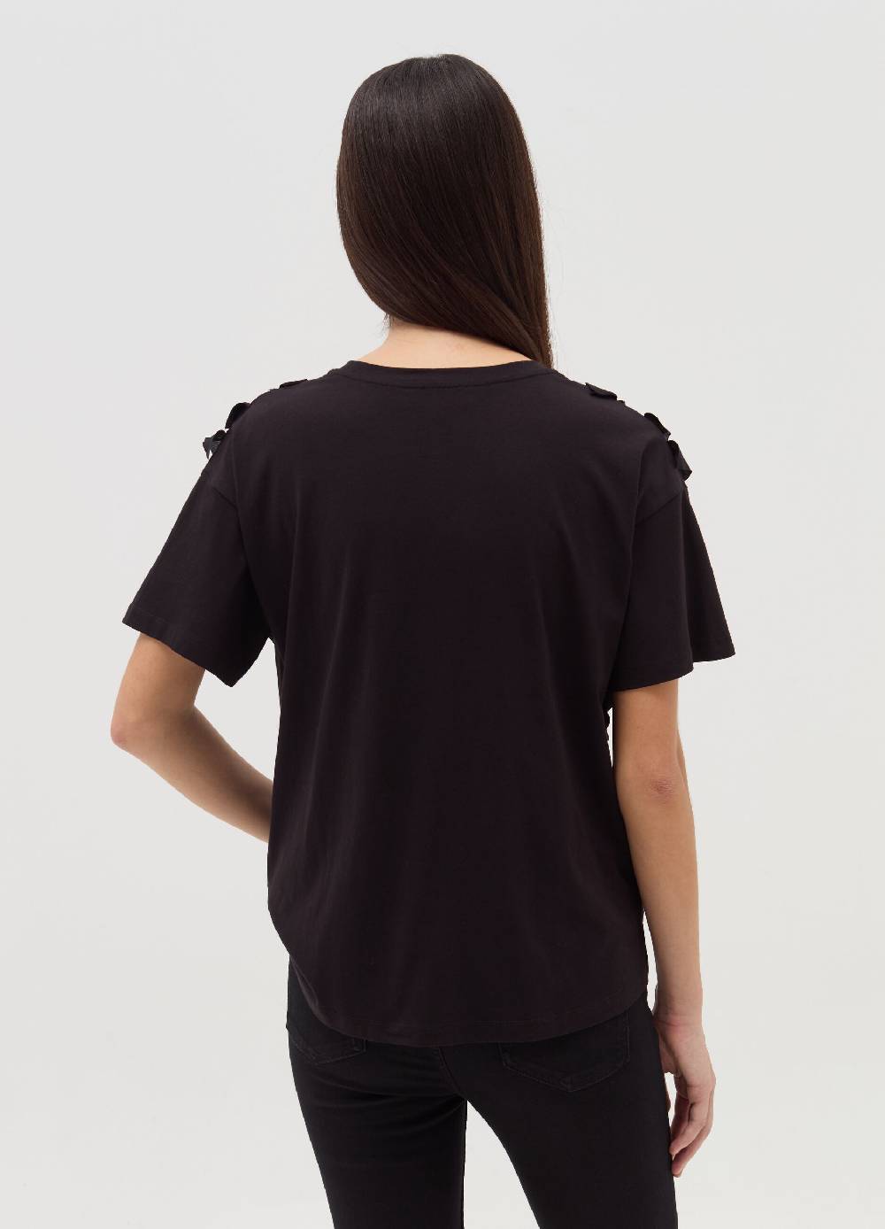 OVS T-shirt con rouches e volant Qualità Garantita