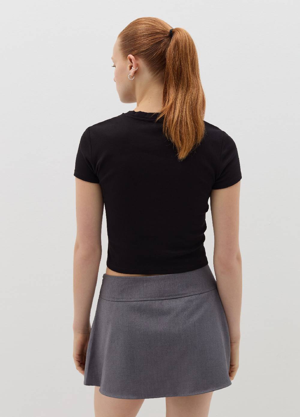 B. ANGEL T-shirt in cotone stretch con stampa Shopping Online