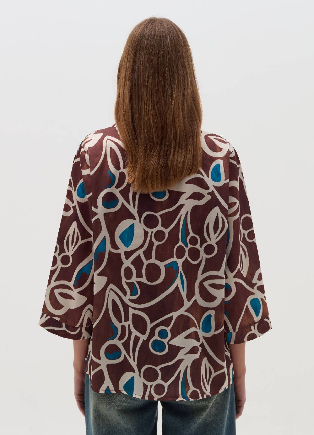 HYBRID Blusa con stampa fantasia Sconto