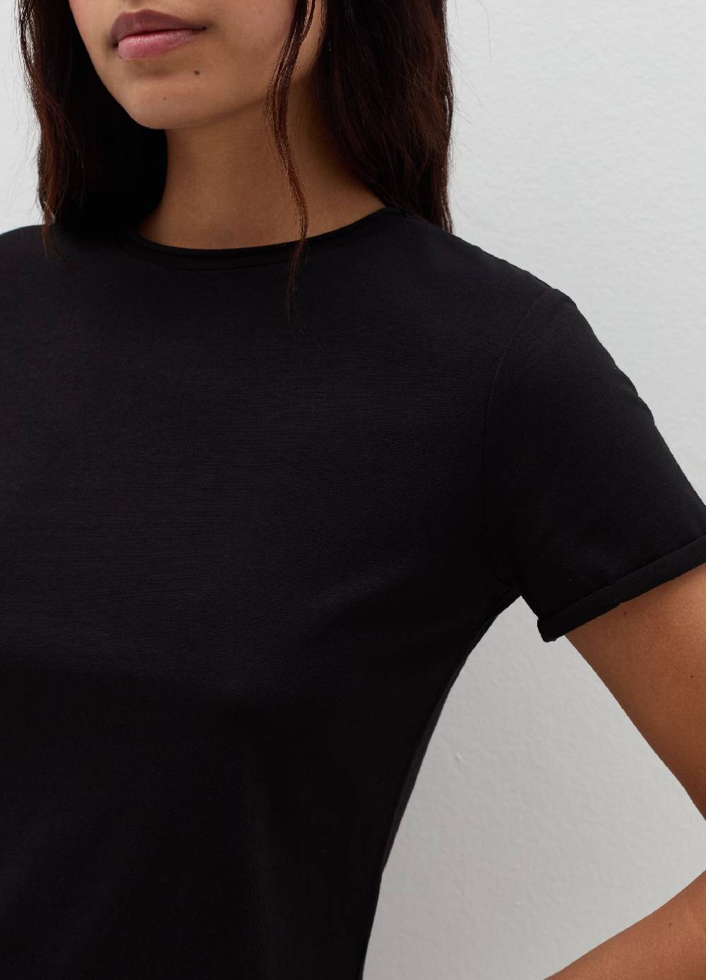 B. ANGEL T-shirt in cotone scollo rotondo Economico