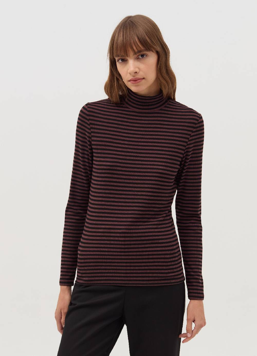 OVS T-shirt a righe mock neck Hotsell