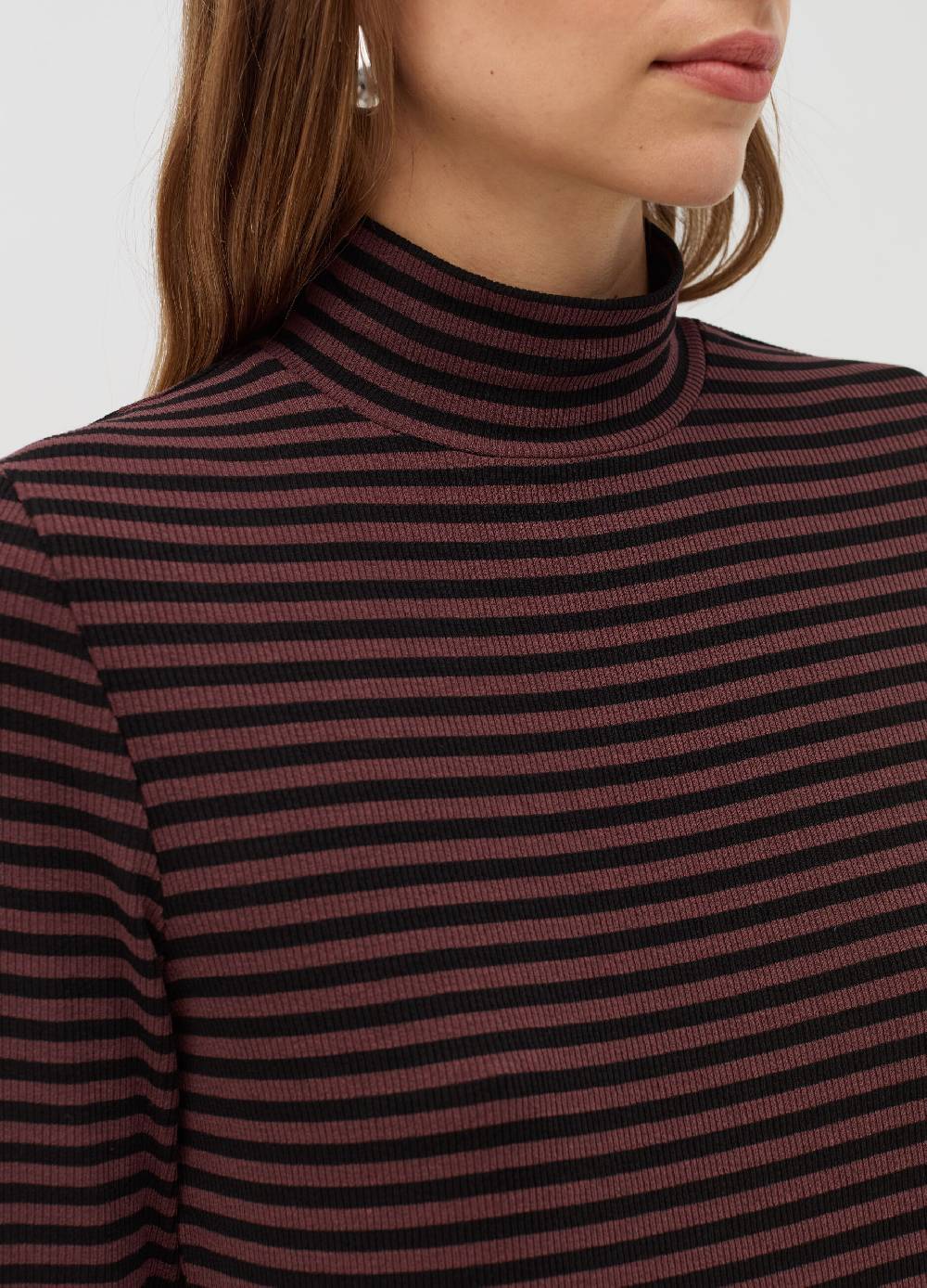 OVS T-shirt a righe mock neck Hotsell