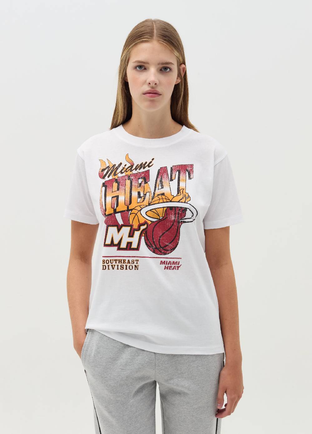NBA T-shirt con stampa Miami Heat Rilascio limitato